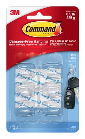 Mini müanyag akasztó, 3M Command